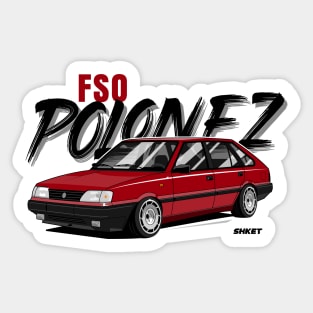 Orange Polonez Sticker